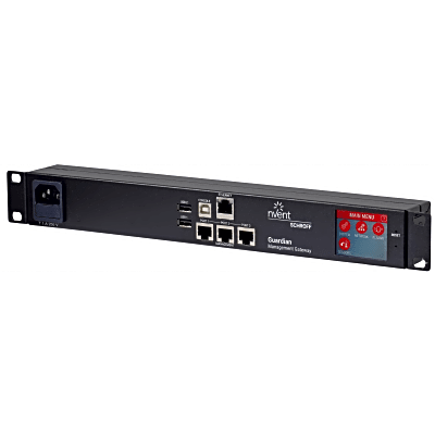 Gateway de Gestión Ambiental para Data Center GUARDIAN / Plataforma de Monitoreo con 3 Puertos de Sensores y Soporte de Hasta 16 Dispositivos por Puerto / 40 m (131.2 ft) de Cable por Puerto / Interfaz Web GUI / Protocolos SNMP – SMTP – HTTPS – BAC