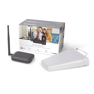 KIT de Amplificador de Señal Celular Home Studio/ Datos 2G, 3G, 4G / Llamadas / Mejora la señal para cubrir hasta 60 m² como una habitación, casa pequeña o departamento.