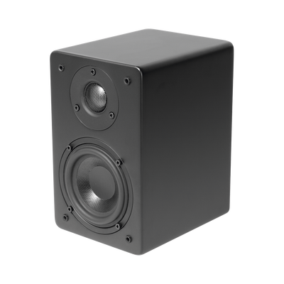 Altavoz de Estantería | Woofer de 4» | Tweeter de 1 | Acabado negro mate | 40 watts | 8ohms