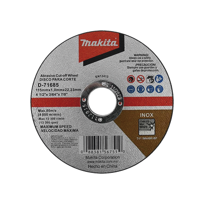 Disco 4 – 1/2″/ Inox y Acero