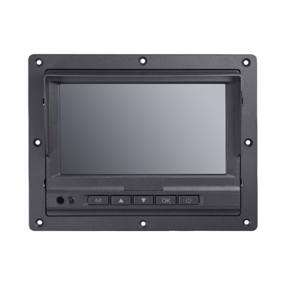 Monitor Táctil (Touch) y Botones de 7″ LCD /  Compatible con DVR Móvil HIKVISION / Conector Tipo Aviación