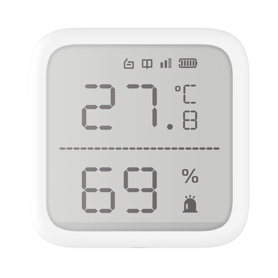 (AX PRO) Detector de Temperatura y Detector de Humedad Inalámbrico / 2.7″ de Tamaño / Uso en Interior / Rango de Detección desde  -35°C hasta 99°C
