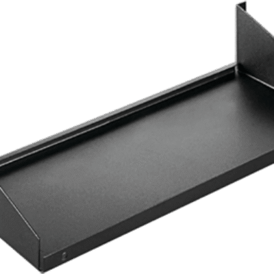Charola para Rack 19 Pulgadas, Capacidad de Carga 34 kg, Acero Dulce Color Negro, 2 UR, Dimensiones 482x381x95 mm