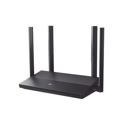 Router WiFi 6 AX 1500 Mbps / MU-MIMO 2X2 y OFDMA / 1 Puerto WAN Gigabit / 3 Puertos LAN Gigabit / Soporta IPV6 y TR-069 / 4 Antenas Beamforming / Seguridad WiFi WPA3