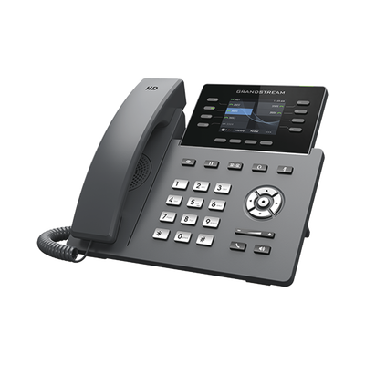Teléfono IP Wi-Fi, Grado Operador, 8 líneas SIP con 4 cuentas, pantalla a color 2.8″, puertos Gigabit, Bluetooth, PoE, codec Opus, IPV4/IPV6 con gestión en la nube GDMS