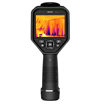 M11W – Cámara Termográfica Portátil con Campo de Visión Amplio / Resolución Térmica 192 x 144 (SuperIR 384 x 288) / Cámara Visual 8MP / FOV 37.2°×27.8° / Rango de -20°C a 550°C / Panta