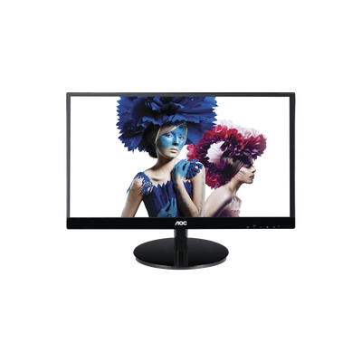 Monitor  LED de 27″, Resolución 1920 x 1080 Pixeles con Entradas de Video VGA / HDMI con MHL / Displayport. Panel IPS con Marco Esbelto y Bocinas Integradas