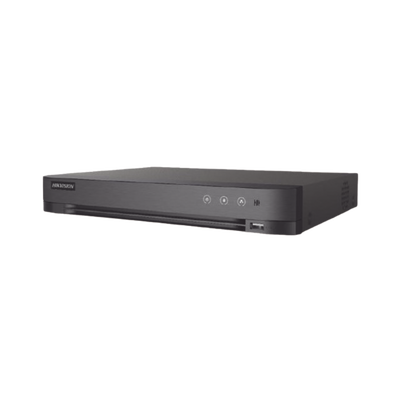DVR 4 Canales TURBOHD + 2 Canales IP / 5 Megapixel Lite – 3K Lite / Audio de Dos Vías por Coaxitron / Reconocimiento Facial / ACUSENSE (Evista falsas alarmas) / 1 Bahía de Disco Duro / Salida de Video en Full HD