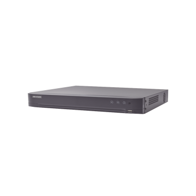 DVR 8 Canales TURBOHD +  8 Canales IP / 8 Megapixel (4K) / Audio por Coaxitron / ACUSENSE / Reconocimiento Facial / 1 Bahía de Disco Duro / Alarmas I/O / Salida de Video en 4K / H.265+