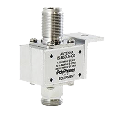 Protector Coaxial RF / 125-1000 MHz / 50 Ω / Conectores N Hembra / Bloqueo DC