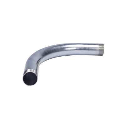 Curva/Codo de 90° de 3/4″ (19mm) pared gruesa con rosca galvanizado etiqueta amarilla