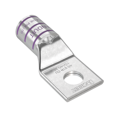 Zapata de Compresión de Cobre con Orificio 3/8″, para Cable 4/0 AWG. 1 Piezas