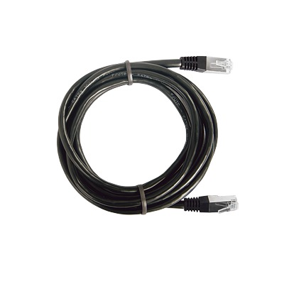 Cable de Parcheo FTP Cat6 – 1.0 Metro (3.28 Pies) – Negro