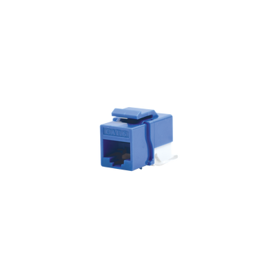 Módulo Jack Cat6 sin herramienta (toolless) keystone – Color Azul
