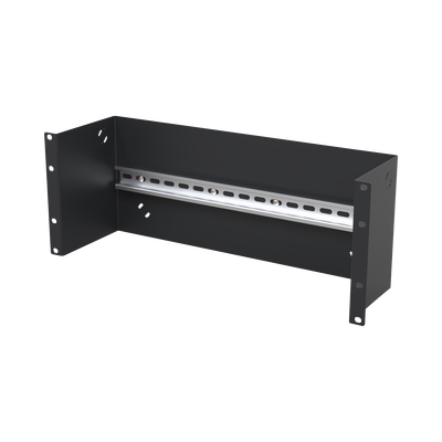 Riel de 35 mm con Soporte para Rack de 19″ 4UR