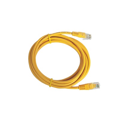 Cable de Parcheo UTP Cat6 – 3.0 Metros (9.84 Pies) – Amarillo