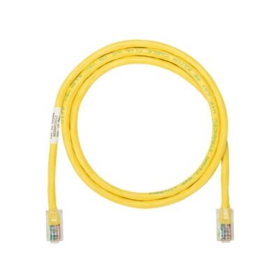 Cable de Parcheo UTP Categoría 5e, con Plug Modular en Cada Extremo – 1 Metro (3.28 Pies) – Amarillo