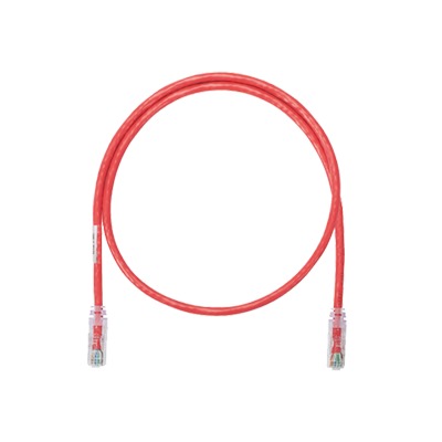 Cable de Parcheo UTP Categoría 6, con Plug Modular en Cada Extremo – 1 Metro (3.28 Pies) – Rojo