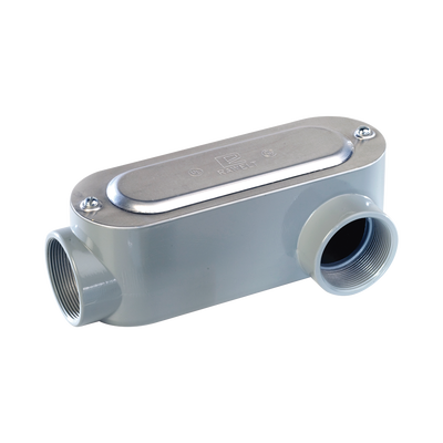 Caja Oval Roscada tipo LL de 3/4″ (19.05 mm) / Incluye tapa y tornillos.