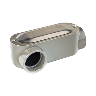 Caja Oval Roscada tipo LR de 1/2″ (12.7 mm) / Incluye tapa y tornillos.