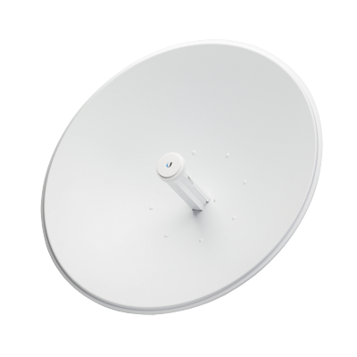PowerBeam airMAX AC hasta 450 Mbps, frecuencia 5 GHz (5150 – 5875 MHz) con antena tipo plato de 29 dBi