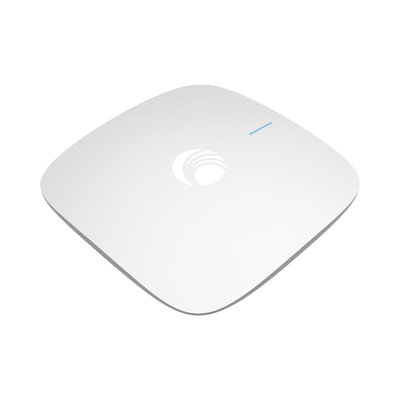 Punto de Acceso Wi-Fi para interior / Omnidireccional cnPilot e410 / Doble banda (2.4 y 5 Ghz) / MU-MIMO 2×2 / Antena Beamforming / Hasta 256 Clientes / Hasta 1.2 Gbps / Gestión centralizada desde nube cnMaestro