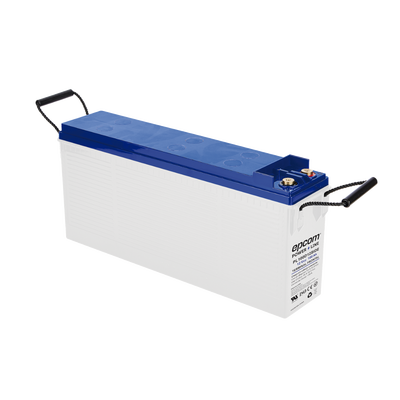Batería de respaldo 12V 100 Ah AGM-VRLA | Certificada UL94-HB Retardo a la flama básica | Ciclo profundo | Para uso en aplicaciones fotovoltaicas y de emergencia | Terminales T4