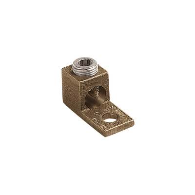 Terminal Tipo Lengüeta Recta de Cobre, Cal. 8 a 1/0 AWG,  Orificio para perno de 5/16″ (7.9mm)