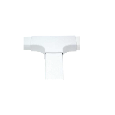 Sección en «T» color blanco de PVC auto extinguible,  para canaleta PT48 (6140-01002)
