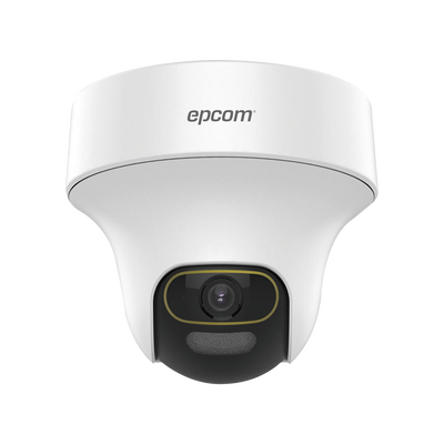 Cámara LUZ DUAL (IR + LUZ BLANCA) / Domo TurboHD 2 Megapixel (1080p) / Luz Blanca 20 mts / Gran Angular 106° / Lente 2.8 mm / 30 mts IR EXIR / Exterior IP67 / 4 Tecnologías /  Micrófono Integrado