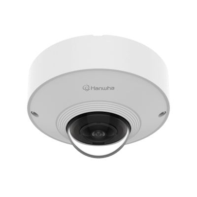 Cámara Fisheye AI 12MP / 1/1.6″ CMOS / Lente Fijo 1.76 mm / WDR 120dB / IP66 IK10 NEMA4X / Detección de Personas y Vehículos / Compatible con H.265 H.264 MJPEG / PoE