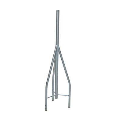 Tramo de remate / copete, tubo industrial 1 1/4″ con tubo central 1 7/8″, galvanizado por electrólisis
