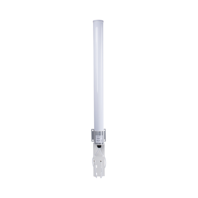Antena Omnidireccional en 2.4 GHz, Rango de Frecuencias (2.3 – 2.5 GHz), Ganancia de 10 dBi, Doble Polaridad MIMO 2×2, Incluye Jumpers