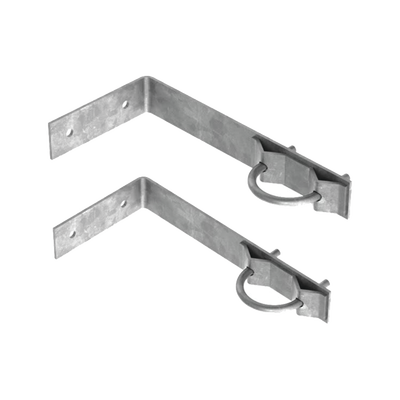 Juego de 2 Herrajes de Pared para Sujeción de Mástil (1-1/4″ a 2″)