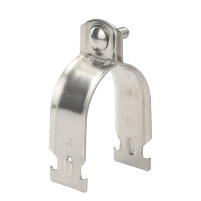 Abrazadera de Acero Inoxidable  de 2 » Para Unicanal Tipo Strut