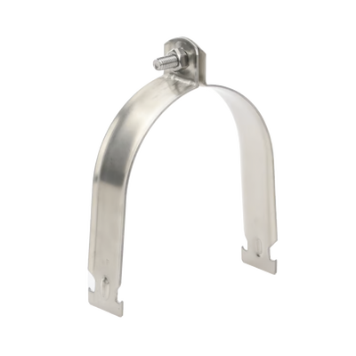 Abrazadera de Acero Inoxidable  de 4″ Para Unicanal Tipo Strut