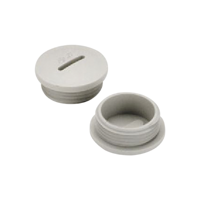 Tapón roscado de 1″ para caja cuadrada a prueba de intemperie.