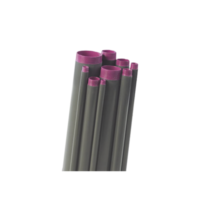 Tubo Conduit rígido de aluminio de  2 1/2″  (75.06 mm) con recubrimiento de pvc con cople.