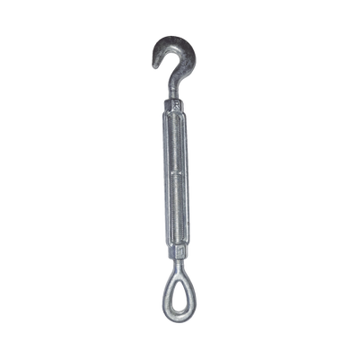 Tensor de 3/8″ x 6″ Acero Forjado OJO-GANCHO Galv. Inmersión en Caliente (Carga Max. 1000 lbs).