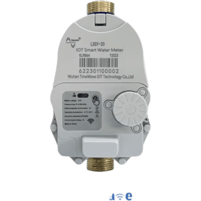 Medidor de Agua Inteligente IoT LoRaWAN / Válvula de Bola Eléctrica / Estructura Seca / Medición No Contacto 10 Litros / Batería Litio 3.6V / Comunicación LoRaWAN-CAT1 / IP67