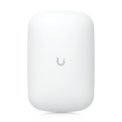 Extensor WiFi 6 UniFi / Hasta 5.3 Gbps Agregados / Doble Banda 2.4 y 5 GHz / MIMO 2×2 y 4×4 con Beamforming / Conexión Directa a Contacto Eléctrico / 300+ Clientes Concurrentes / Gestión UniFi Network / Exclusivo para Equipos UniFi