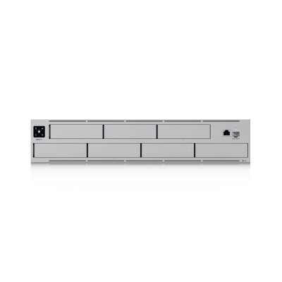 UNAS Pro Servidor de Almacenamiento en Red de 2U Rack con (7) Bahías para HDD/SSD de 2.5/3.5″ con 1 Puerto 10GbE  y 1 Puerto SFP+ 10G