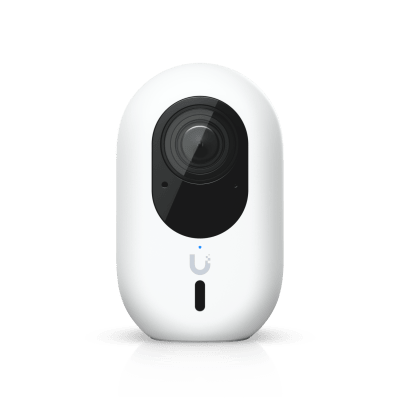 Cámara UniFi Protect G6 Instant con WiFi, 4K, Sensor de Imagen 8MP 1/1.8″, Multi-TOPS AI, Audio Bidireccional, Visión Nocturna IR, Protección IPX5, Reconocimiento Facial y de Matrícula