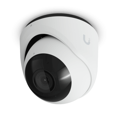 Cámara de Seguridad Turret Color Blanco / Alimentación PoE/ Resistente a Manipulaciones IK04/ Sensor de Imagen 1/1.8″ 8MP/ Ajuste Manual 3 Ejes