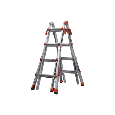 Escalera Multi-Posiciones de 5.18 m (17′) para Superficies Inclinadas  (SKU 15417-001).