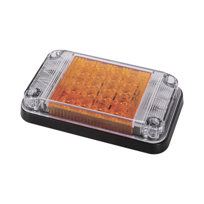 Luz de Advertencia de 7X4″, Color Ámbar, Con Luces de Trabajo, Ideal para Ambulancias