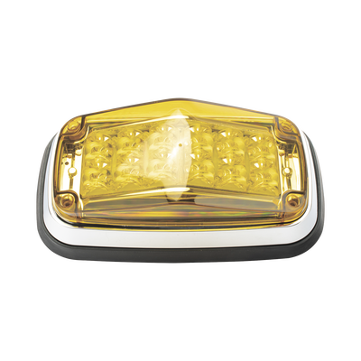 Luz de advertencia 8 X 4″, Color Ámbar, IP67, SAE,  Ideal para Ambulancias