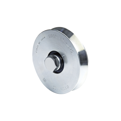 Rueda de 10 cm Para Puertas Corredizas de Hasta 220 Kg / Canal Tipo «V»