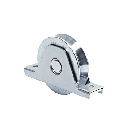 336V – Rueda de 12 cm / Capacidad Para Puertas de Hasta 400 kg / Canal Tipo «V»