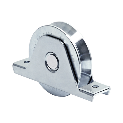 336V – Rueda de 16 cm / Capacidad Para Puertas de Hasta 640 kg / Canal Tipo «V»
